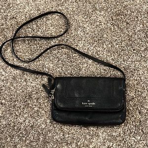 Kate Spade Black Leather Crossbody